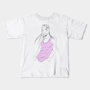 Girl in summer Kids T-Shirt